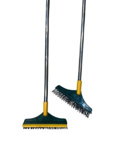 Floor Clean Brush + Wiper Set